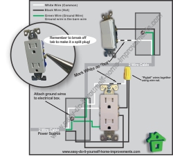 wire a switched outlet